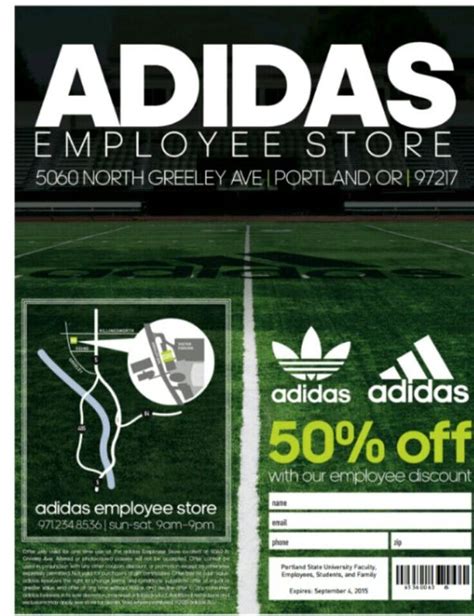 free adidas employee store pass